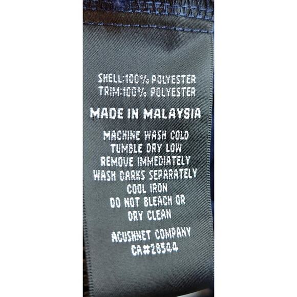 FootJoy V-Neck Short‎ Sleeve Pullover Windshirt in Navy Men's Size Large - Picture 3 of 4